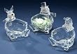 6' Icy Crystal Christmas Snowman Holiday Candy Dish