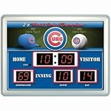 Chicago Cubs Clock - 14''x19'' Scoreboard
