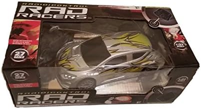 Rad Racers Radio Controlled Racing Car - 49 mhz Grey and Yellow