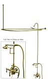 Kingston Brass CCK3142AL Vintage Package Metal Lever Handle, Polished Brass