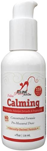 #1 Best Cat Calming Product ♥ Best Cat Calming Product + Liquid Is Much Easier to Administer in Food ♥ More Effective Than Chew Tabs ♥ 100% Satisfaction Money Back Guarantee ♥