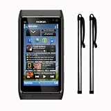 NOKIA N8 CAPACITIVE TOUCHSCREEN STYLUS TWIN PACK - SILVER PART OF THE QUBITS ACCESSORIES RANGEby Qubits