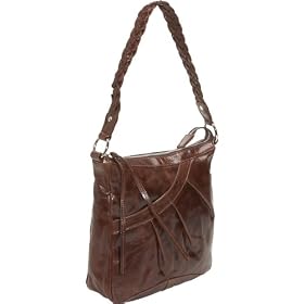 Latico Leathers Bettina N/S Pleated Handbag
