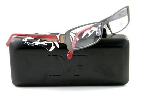 41pSv3UuC3L AUTHENTIC DIANE VON FURSTENBERG EYEGLASSES DVF 1000 009 GUNMETAL OPTICAL RX