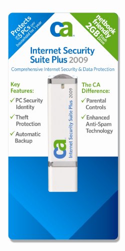 Internet Security Suite Plus 2009 USB 2GB Pen Drive (5 User) (PC CD)