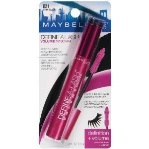 (3 Pack) Maybelline New York Define-a-lash Lengthening Mascara, Very Black 821, 0.22 Fluid Ounce