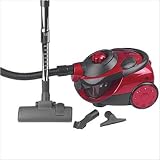 Kalorik VC-16107 Metallic Red 1200 Watt Canister Vacuum