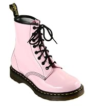 Dr. Martens 1460 Women's Patent Leather Boots, Baby Pink