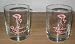 Set of 2 Vintage Fabulous Flamingo Glasses Las Vegas
