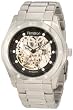 Armitron Men's 204406SVSV Automatic Silver-Tone Round black Dial Dress Watch