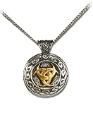 Valknutr Moon Gothic Pewter Necklace