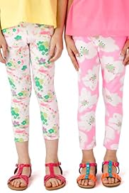 2 Pack Cotton Rich Floral Leggings