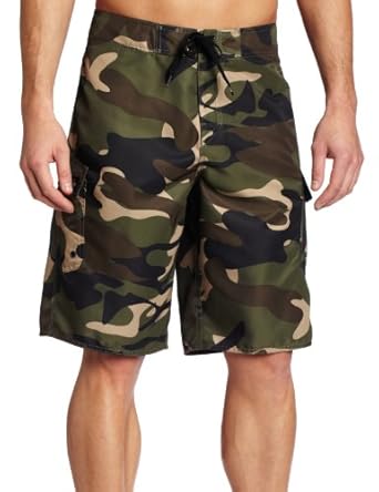 Quiksilver Men's Manic Camo Boardshort Quiksilver Men's Manic Camo Boardshort