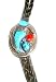 Vintage Bolo Tie Native American Handcrafted with Turquoise and Corals