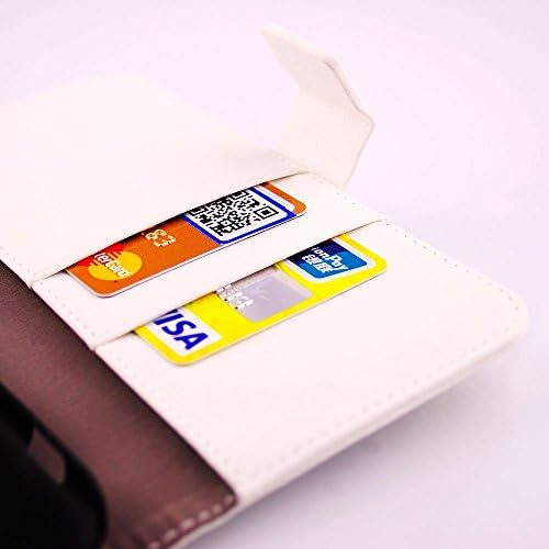 IPhone 6 Plus Wallet Case,doopoo (TM) White Luxury Cute 3D Handmade Fashion Bling Girl Woman Diamond Sparkle Glitter Crystal Rhinestone PU Leather Flip Wallet Purse with Credit Card Slots Case Cover for Iphone 6 Plus (5.5 Inch) (Iphone 6 Plus, Women Cat 4 Flowers)