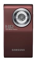 Samsung HMX-U10 Ultra-Compact Full-HD Camcorder with10 MP Still (Red)