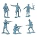 WWII - Free French Soldiers Plastic Army Men: 12 piece set of 54mm Figures - 1:32 Scale_s-1