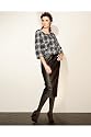 Spiegel Leather Pencil Skirt