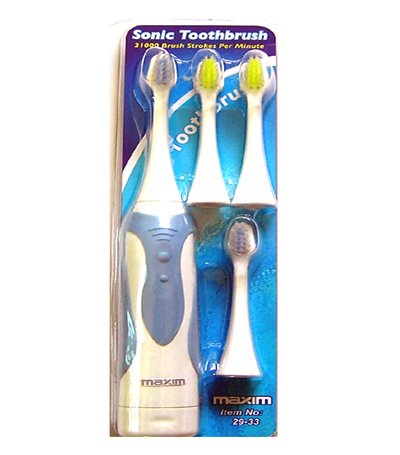 New Sonic Power Electric Toothbrush & Tooth Brush Heads
