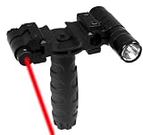 Vertical Grip with Red Laser and 90 Lumens Flashlight