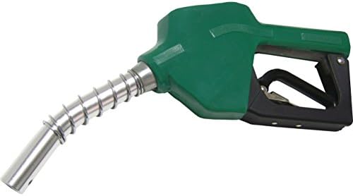 Wolflube automatic fuel nozzle - green - inlet 3/4in NPT outlet 1/2in (13/16in) - 11 GPM in aluminum