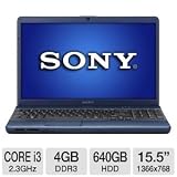 Sony VAIO VPCEH34FX/L 15.5-Inch Laptop (Blue)
