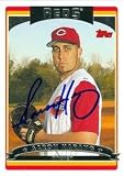 Aaron Harang Autographed/Hand Signed Baseball Card (Cincinnati Reds) 2006 Topps #29