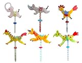 Glass Carousel Birthday Candle Holders