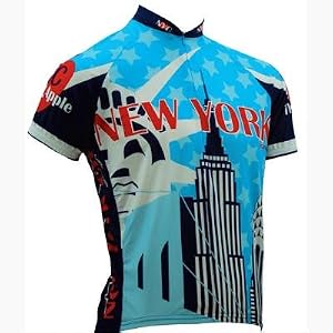 Buy Canari Mens New York Souvenir Short Sleeve Cycling Jersey by Canari Cyclewear