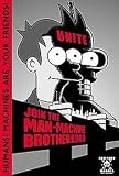 Futurama Tin Cubicle Sign - Join the Man-Machine Brotherhood
