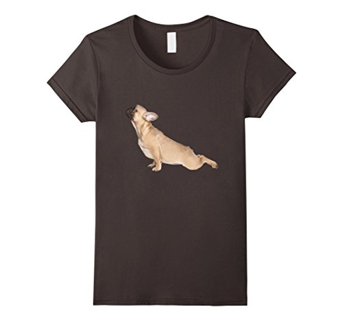 Women's French Bulldog Yoga Shirt - All sizes - Men, Women, Kids XL Asphalt