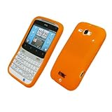 EMPIRE Orange Silicone Skin Case Cover for AT&T HTC Status