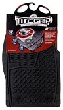 Auto Expressions Tite Grip Black Rubber Universal Fit SUV/Truck Floor Mats - Set of 2 Front Mats
