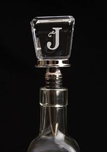 Monogram Bottle Stopper - J