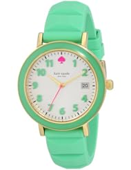kate spade new york Womens 1YRU0416 Metro Analog Display Japanese Quartz Green Watch