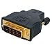 Adaptateur HDMI femelle - DVI-D m�le 24+1 pins contacts or 24k