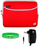 MSI Wind U120 10-Inch Netbook Sleeve Case and Wall Charger