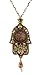 Beautiful Handmade Hamsa Cameo Michal Negrin Medallion Neckl