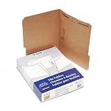 (Price/BX)Kraft 1-Fastener Classification Folder with 1/3 Cut Tabs, Ltr, 50/box