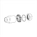 Delta RP22737 Replacement Sleeve, Bonnet, Spacer, and O-ring for 1400 Series