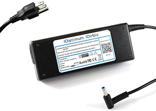 Optimum Orbis Ac Adapter for Hp Pavilion 17-e016dx 17-e020dx 17-e017cl 17-e037cl 17-e021nr 17-e076nr 17-e49wm 17-e010us 17-e020us 17-e030us 17-e040us 17-e050us 17-e056us Laptop Notebook Battery Power Supply Cord