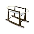 Jolly Jumper Rocking Bassinet Stand in Espresso Finish