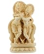 Detailed Hand-Casted Radha-Krishna Statue