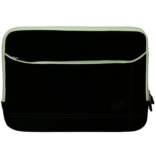 Micro Suede Sacoche en Néoprène pour ordinateur portable 33,78 cm, Apple Macbook 33 cm HP Pavilion 33,78 cm Acer Aspire 33,78 cm Acer Timeline Toshiba Satellite Sony Vaio Dell Latitude Dell Inspiron Samsung Notebook Sleeves (Disponible en différentes couleurs) (Grey)