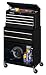 Stack-On SCBLK-600 6-Drawer Chest/Cabinet Combo, Black
