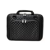 Averatec 12-inch N2700 ultraportable Laptop CaseCrown Double Memory Foam Thin Pouch Case with Front Pocket (Checkered Style)