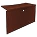 Mayline Mira Series Wood Veneer Bridge, 48w x 24d x 29_h, Medium Cherry