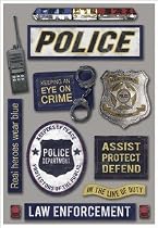 Karen Foster Cardstock Stickers -Police