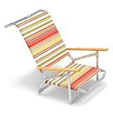 IMAGE OF Telescope Casual Light N' Easy Low Boy Beach Chair, Fabric Color: Fiesta