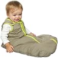 Baby Deedee Sleep Nest Baby Sleeping Bag, Khaki/Lime Green, Medium (6-18 Months)